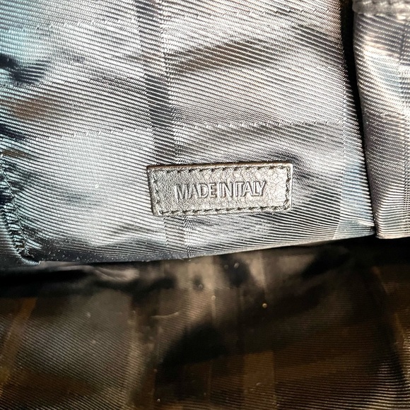 Burberry Manor Satchel Nova Check Black Leather Trim Tote Bag Authentic - Picture 14 of 16